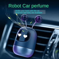 Robot Fragrance Car Air Vent Scent Aromatherapy Auto Air Outlet Perfume Long-lasting Fragrance Clip Diffuser Car Accessories