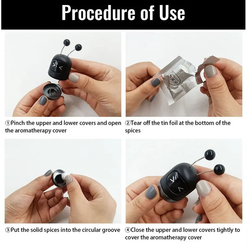 Robot Fragrance Car Air Vent Scent Aromatherapy Auto Air Outlet Perfume Long-lasting Fragrance Clip Diffuser Car Accessories