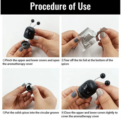 Robot Fragrance Car Air Vent Scent Aromatherapy Auto Air Outlet Perfume Long-lasting Fragrance Clip Diffuser Car Accessories